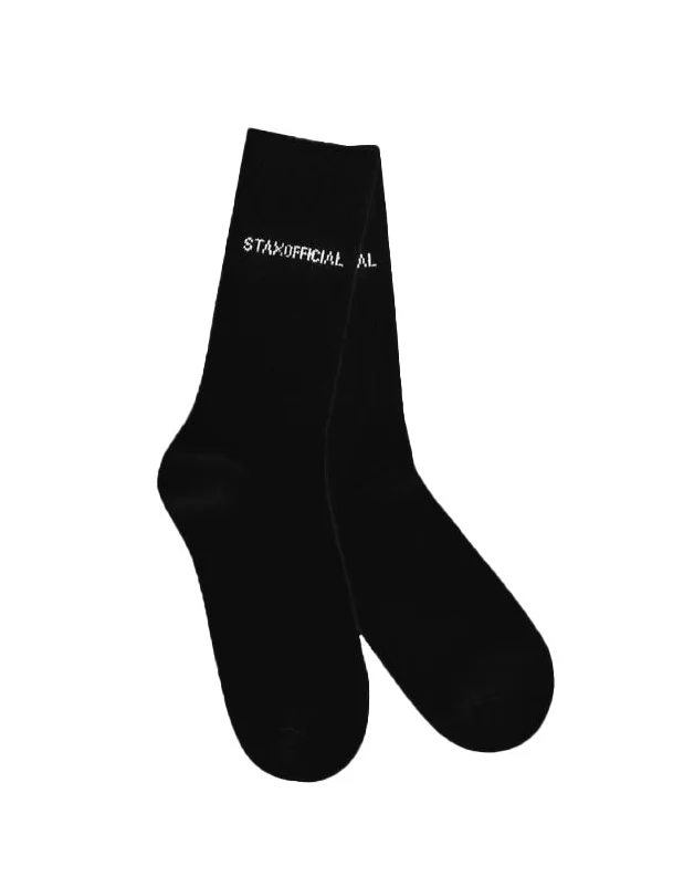 Crew Socks - Black - Image 3