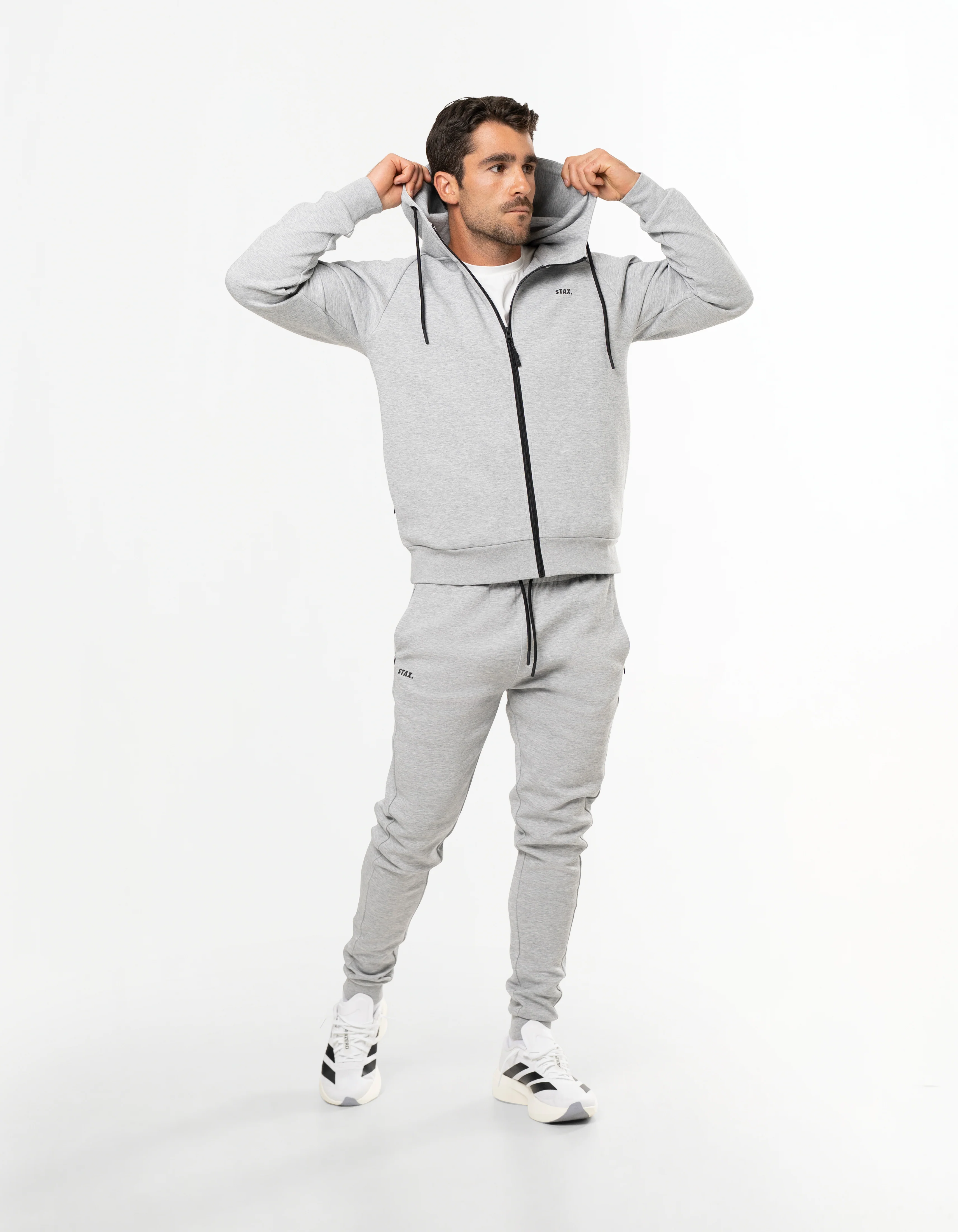Tec Hoodie - Grey Marle - Image 8