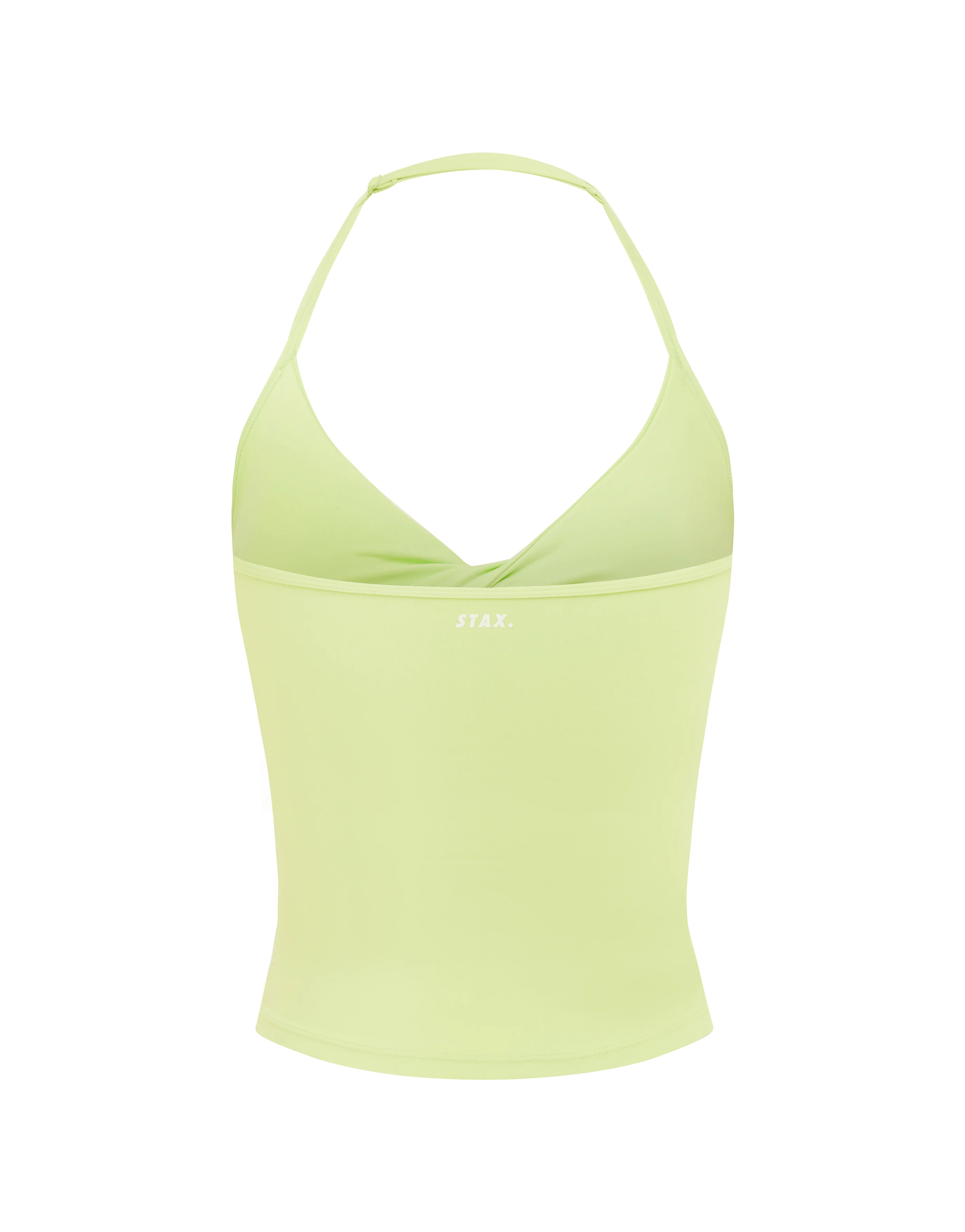 Twist Halter Tank Airlyte - Lime - Image 9