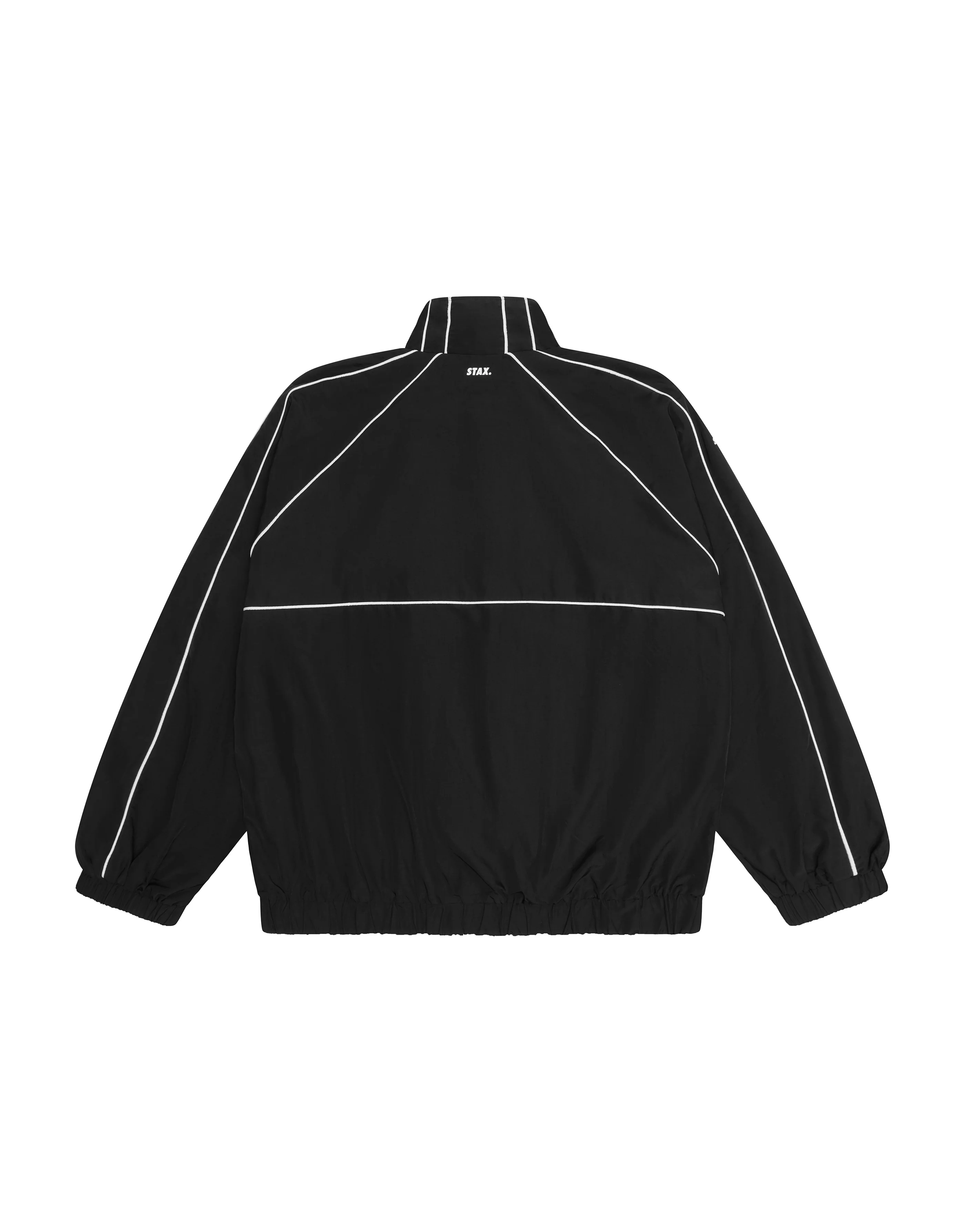 Woven Track Jacket - Black - Image 9